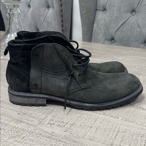 Mark Nanson Black Leather Ankle Boots 10.5
